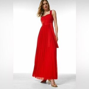 Karen Millen Vibrant Red Maxi Dress
